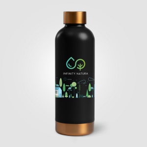 Astrid -  530 ml Bouteille en acier inoxydable à double paroi (+Sérigraphie)