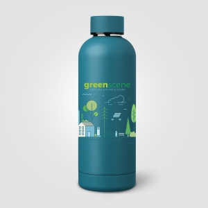 Gourde Astrid en acier inoxydable à double paroi - 530 ml (+Sérigraphie) 6