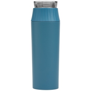 Gourde Majesty à couvercle étanche en acier inoxydable recyclé - 590 ml (+Sérigraphie) 14