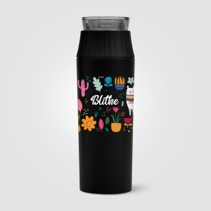 Gourde Majesty à couvercle étanche en acier inoxydable recyclé - 590 ml (+Sérigraphie)