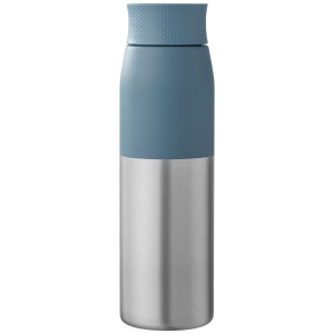 Bouteille Borealis à couvercle à torsion en acier inoxydable recyclé - 650 ml (+Sérigraphie) 8
