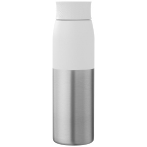 Bouteille Borealis à couvercle à torsion en acier inoxydable recyclé - 650 ml (+Sérigraphie) 11