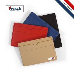 Porte-cartes cuir TINTIN