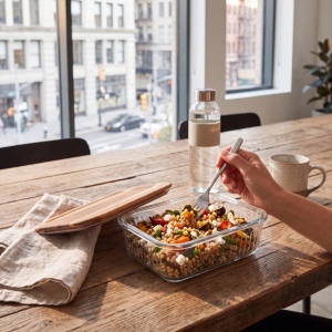 Boîte repas 1L borosilicate PURLUNCH 8