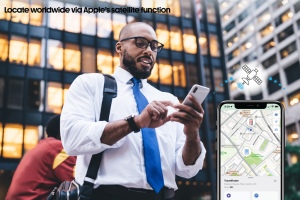 Porte-passeport en RCS avec géolocalisation Travelfinder 6