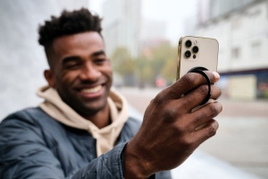 Porte téléphone avec aimant en plastique RCS Terra 5