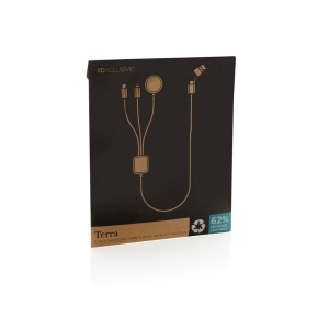 Câble 6-en-1 avec chargeur de montre en rPET RCS Terra 11