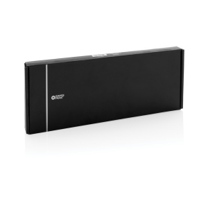 Chargeur de bureau 3 en 1 en PU recyclé RCS Swiss Peak 12