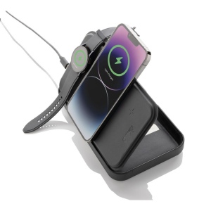 Étui de voyage avec chargeur 3 en 1 en PU RCS Swiss Peak 4