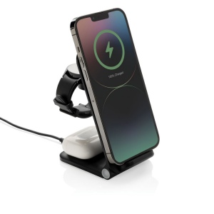 Chargeur 15W 3 en 1 en plastique recyclé RCS Powerpal 5
