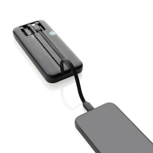 Powerbank 10.000mAh en plastique RCS avec câbles Turbopack 6