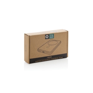 Powerbank 5000mAh et 5W en aluminium recyclé RCS Orion 26
