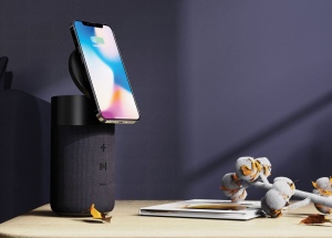 Enceinte 10W avec chargeur en rPET RCS Urban Vitamin Anaheim 15