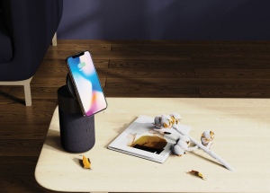 Enceinte 10W avec chargeur en rPET RCS Urban Vitamin Anaheim 16