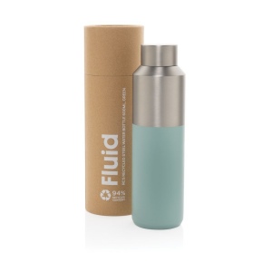 Bouteille d'eau 600ml en acier recyclé certifiée RCS Fluid 25