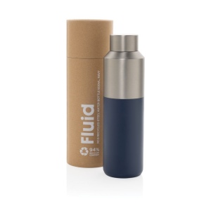 Bouteille d'eau 600ml en acier recyclé certifiée RCS Fluid 50