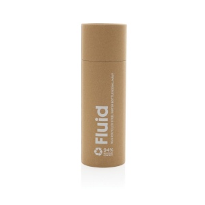 Bouteille d'eau 600ml en acier recyclé certifiée RCS Fluid 58
