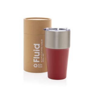 Mug 500ml en acier recyclé certifié RCS Fluid 34