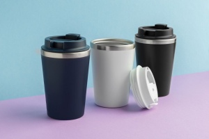 Mug 350ml à double paroi en PP recyclé RCS Java 23