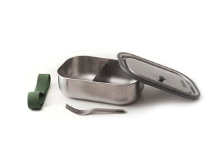 Boîte à lunch Large en acier inoxydable Black+Blum 18