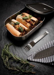 Boîte à lunch Large en acier inoxydable Black+Blum 33