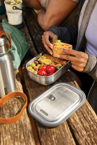 Boîte à lunch Large en acier inoxydable Black+Blum 10