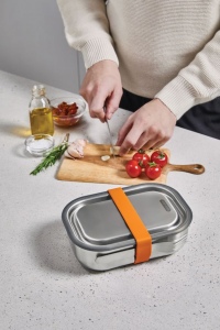 Boîte à lunch Large en acier inoxydable Black+Blum 11