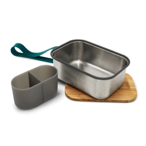 Boîte à sandwich Large en acier inoxydable Black+Blum 4