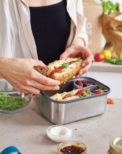 Boîte à sandwich Large en acier inoxydable Black+Blum 10