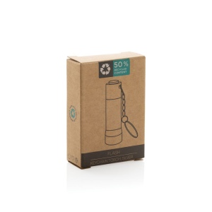Porte-clés torche en aluminium recyclé RCS Flash 22