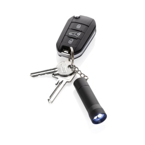 Porte-clés torche en aluminium recyclé RCS Flash 8
