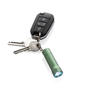 Porte-clés torche en aluminium recyclé RCS Flash 32