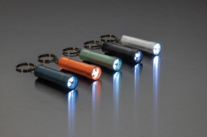 Porte-clés torche en aluminium recyclé RCS Flash 36
