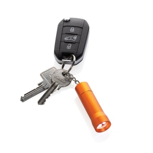 Porte-clés torche en aluminium recyclé RCS Flash 40