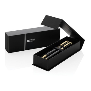 Set de stylos en laiton recyclé RCS Swiss Peak Luca 8