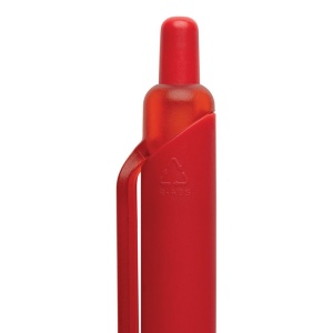 Stylo avec finition gomme en ABS recyclé certifié GRS Tide 26
