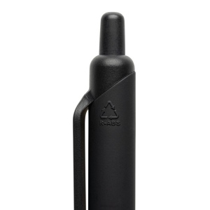 Stylo avec finition gomme en ABS recyclé certifié GRS Tide 14