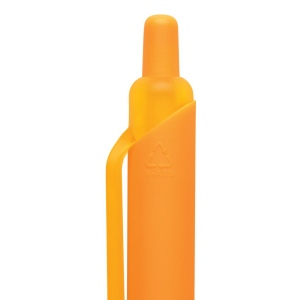 Stylo avec finition gomme en ABS recyclé certifié GRS Tide 50