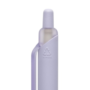 Stylo avec finition gomme en ABS recyclé certifié GRS Tide 66