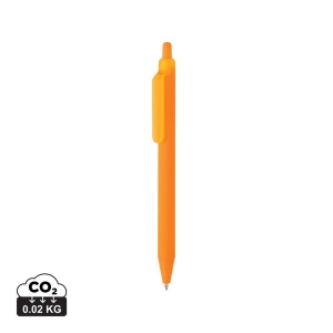 Stylo avec finition gomme en ABS recyclé certifié GRS Tide 8