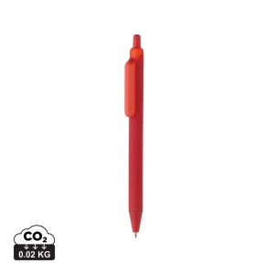 Stylo avec finition gomme en ABS recyclé certifié GRS Tide 4