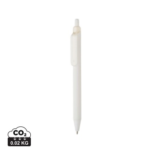 Stylo avec finition gomme en ABS recyclé certifié GRS Tide 3