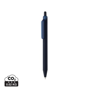 Stylo avec finition gomme en ABS recyclé certifié GRS Tide 10