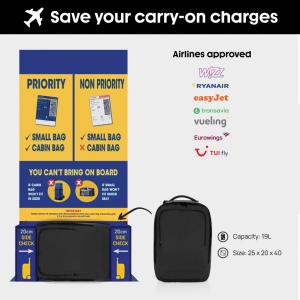 Sac à dos cabine en rPET Aware™ 11