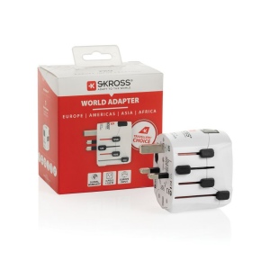 SKROSS Adaptateur de Voyage universel 3-Pôles Pro 8