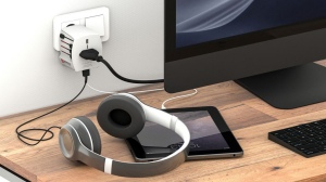 SKROSS Adaptateur de voyage universel MUV 2-Pôles avec USB 7
