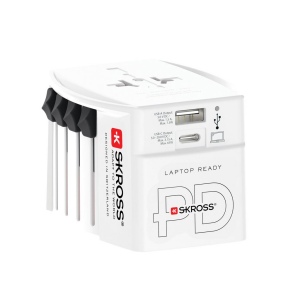 SKROSS Adaptateur de voyage universel MUV 65W PD avec USB 3