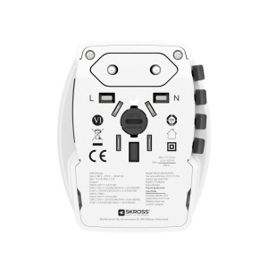 SKROSS Adaptateur de voyage universel MUV 65W PD avec USB 6