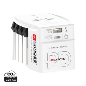 SKROSS Adaptateur de voyage universel MUV 65W PD avec USB 2