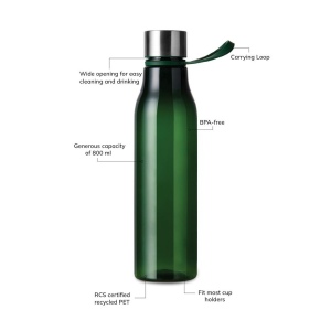 VINGA Bouteille d'eau 800ml RCS RPET Lean 25